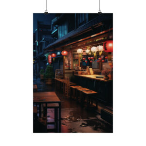 Japanese Izakaya - Matte Vertical Poster