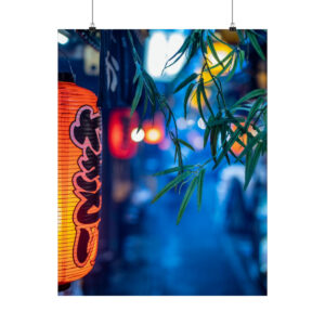 Tokyo Lantern - Matte Vertical Posters