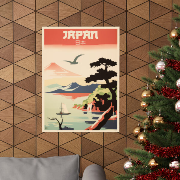 Art Deco Japan Travel (Fuji-goko) - Matte Vertical Posters - Image 4