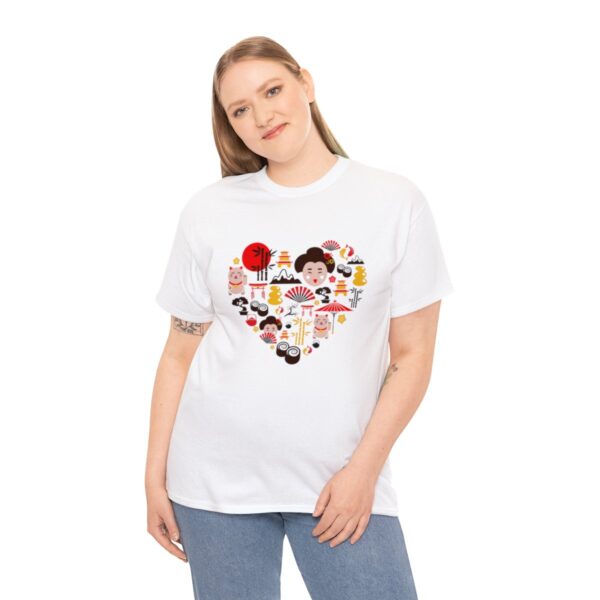 Japan Icons - Unisex Heavy Cotton Tee - Image 4