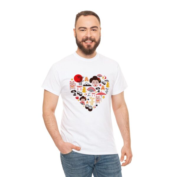 Japan Icons - Unisex Heavy Cotton Tee - Image 5