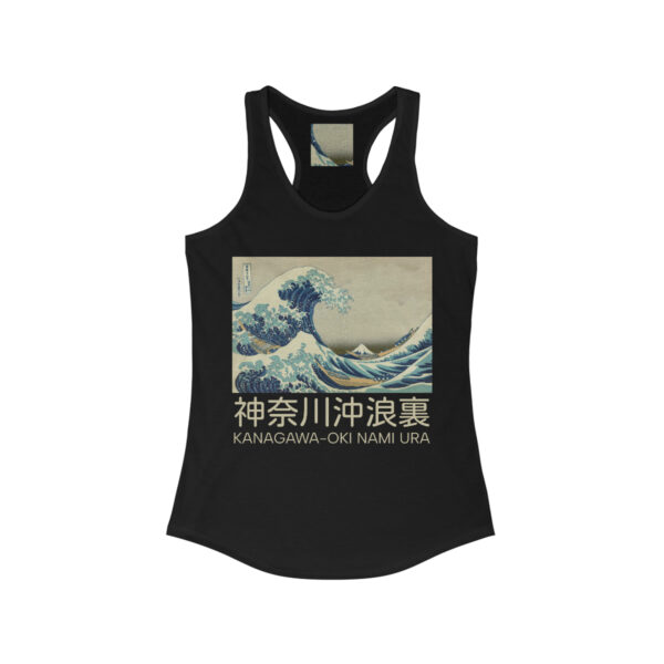 The Great Wave off Kanagawa - Women's Ideal Racerback Tank - Image 3