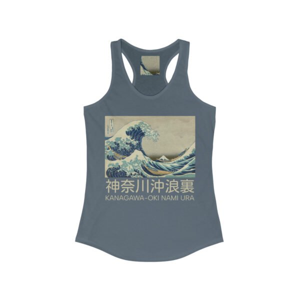 The Great Wave off Kanagawa - Women's Ideal Racerback Tank - Image 9