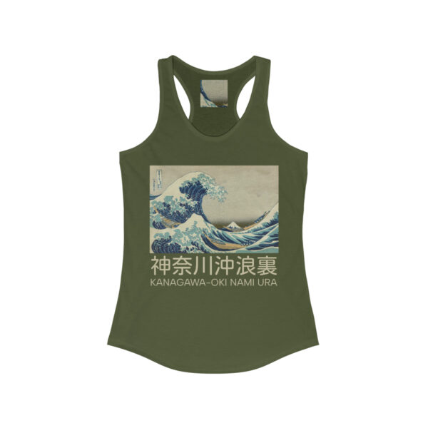 The Great Wave off Kanagawa - Women's Ideal Racerback Tank - Image 7