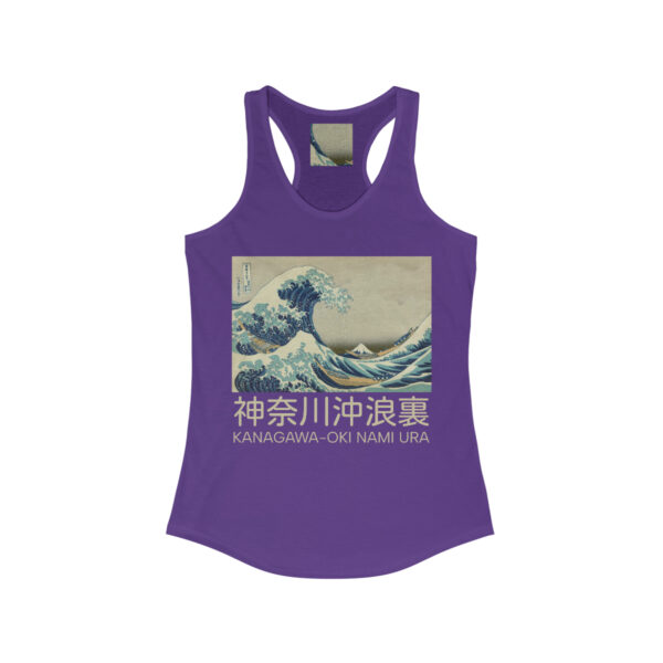 The Great Wave off Kanagawa - Women's Ideal Racerback Tank - Image 15