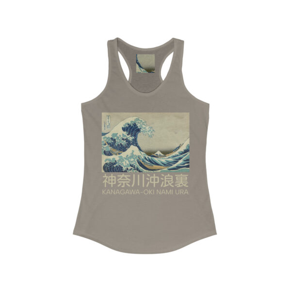 The Great Wave off Kanagawa - Women's Ideal Racerback Tank - Image 5