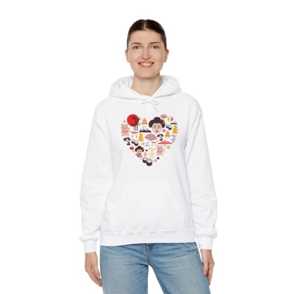 Japan Icons - Unisex Heavy Blend™ Hooded Sweatshirt - Image 8