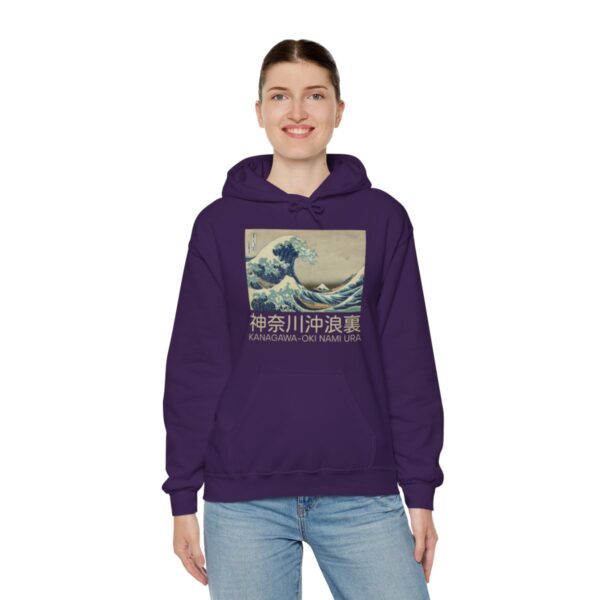 The Great Wave off Kanagawa - Unisex Heavy Blend™ Hooded Sweatshirt - Image 112
