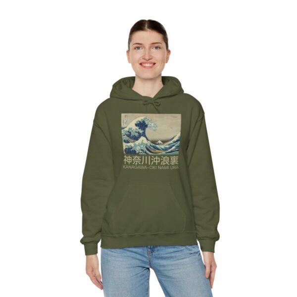 The Great Wave off Kanagawa - Unisex Heavy Blend™ Hooded Sweatshirt - Image 47