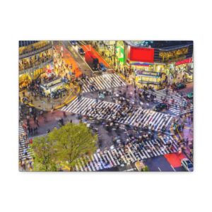 Tokyo’s Scramble Crossing - Canvas Gallery Wraps