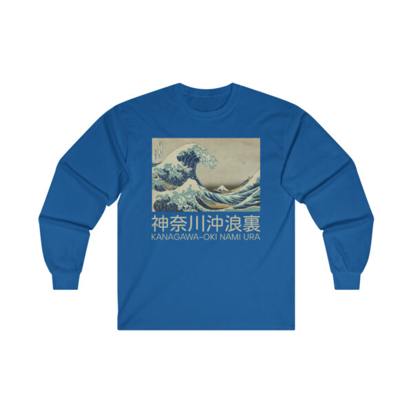 The Great Wave off Kanagawa - Ultra Cotton Long Sleeve Tee - Image 9