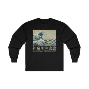 The Great Wave off Kanagawa - Ultra Cotton Long Sleeve Tee