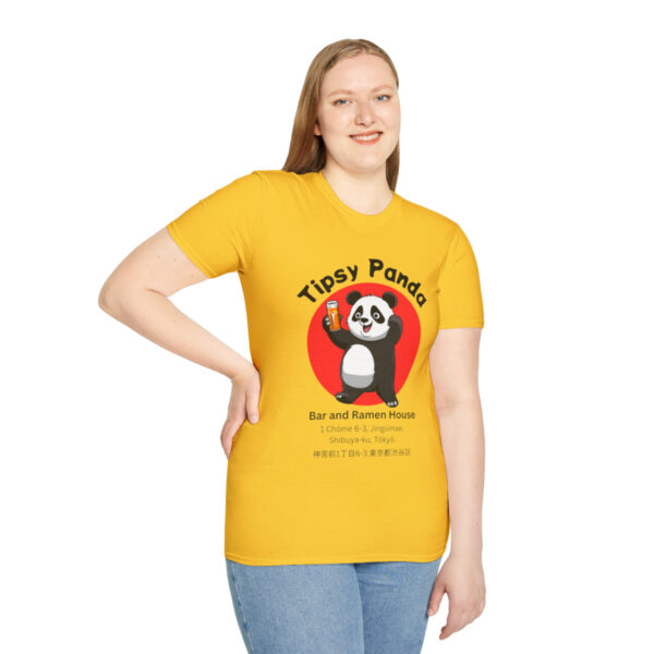 Tipsy Panda Bar and Ramen House - Unisex Softstyle T-Shirt - Image 29