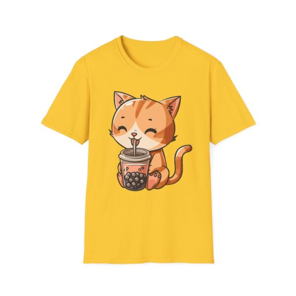 Bubble Tea Kitty - Unisex Softstyle T-Shirt - Image 26