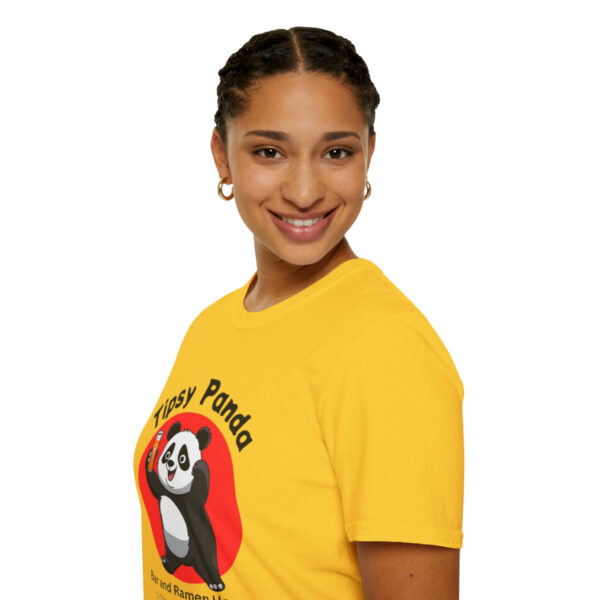 Tipsy Panda Bar and Ramen House - Unisex Softstyle T-Shirt - Image 33
