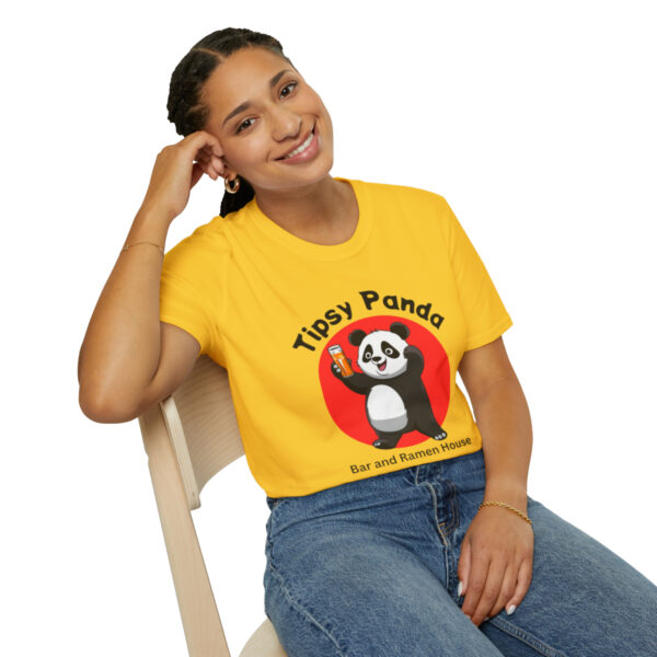 Tipsy Panda Bar and Ramen House - Unisex Softstyle T-Shirt - Image 34