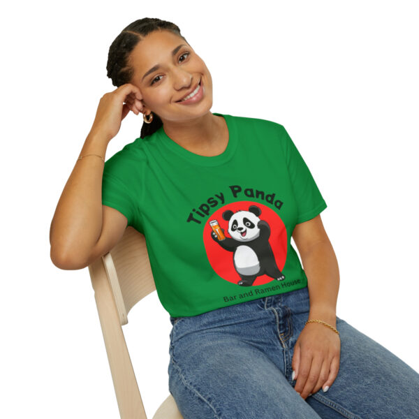 Tipsy Panda Bar and Ramen House - Unisex Softstyle T-Shirt - Image 46