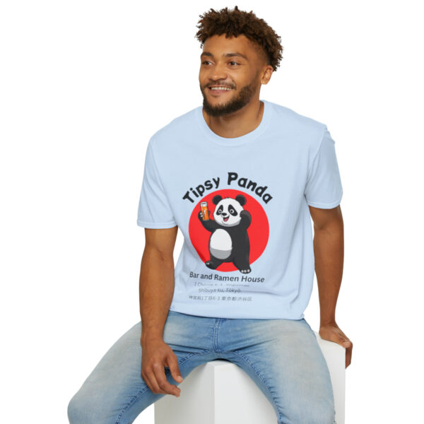 Tipsy Panda Bar and Ramen House - Unisex Softstyle T-Shirt - Image 60