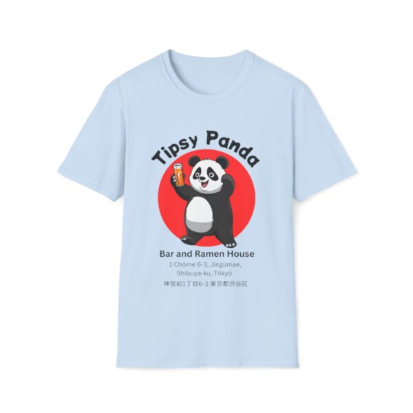 Tipsy Panda Bar and Ramen House - Unisex Softstyle T-Shirt - Image 49