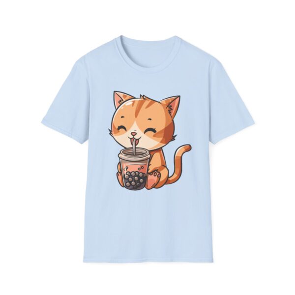 Bubble Tea Kitty - Unisex Softstyle T-Shirt - Image 74