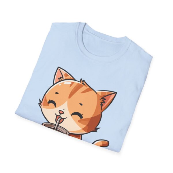 Bubble Tea Kitty - Unisex Softstyle T-Shirt - Image 77