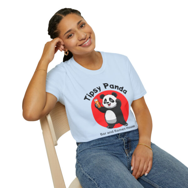 Tipsy Panda Bar and Ramen House - Unisex Softstyle T-Shirt - Image 58