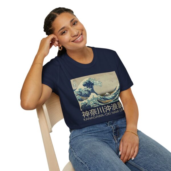The Great Wave off Kanagawa - Unisex Softstyle T-Shirt - Image 82