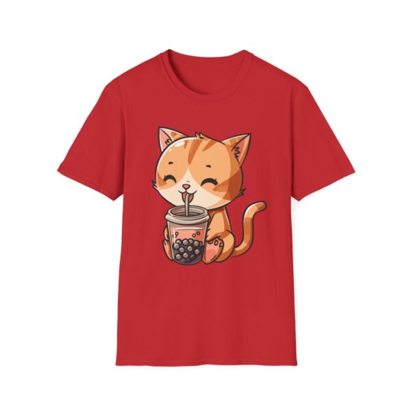 Bubble Tea Kitty - Unisex Softstyle T-Shirt - Image 122