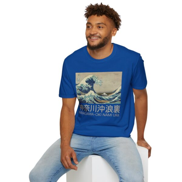 The Great Wave off Kanagawa - Unisex Softstyle T-Shirt - Image 72