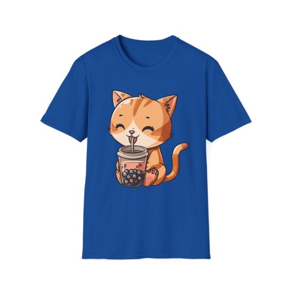 Bubble Tea Kitty - Unisex Softstyle T-Shirt - Image 98
