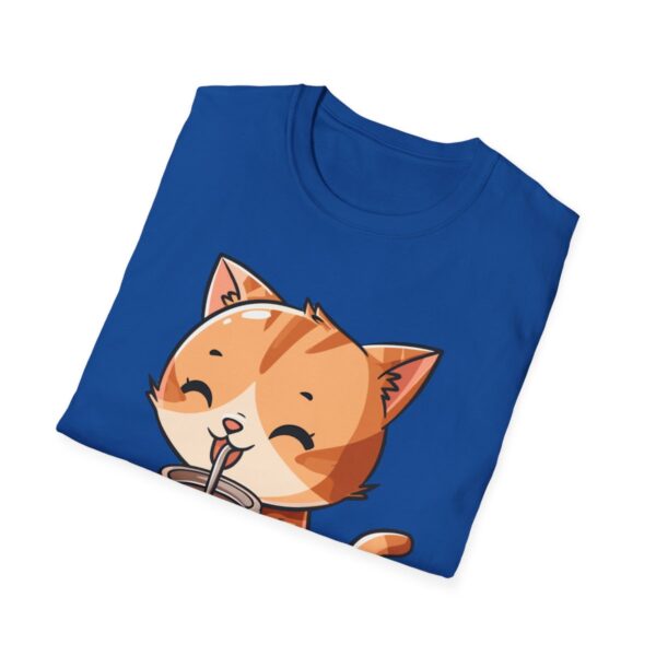 Bubble Tea Kitty - Unisex Softstyle T-Shirt - Image 101