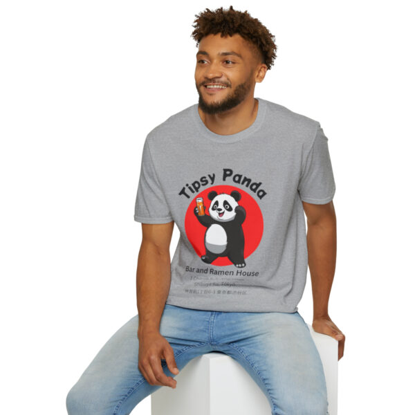 Tipsy Panda Bar and Ramen House - Unisex Softstyle T-Shirt - Image 24
