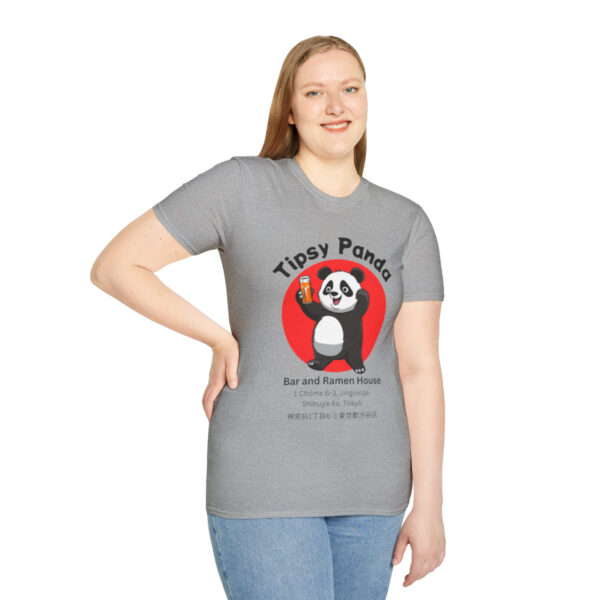 Tipsy Panda Bar and Ramen House - Unisex Softstyle T-Shirt - Image 17