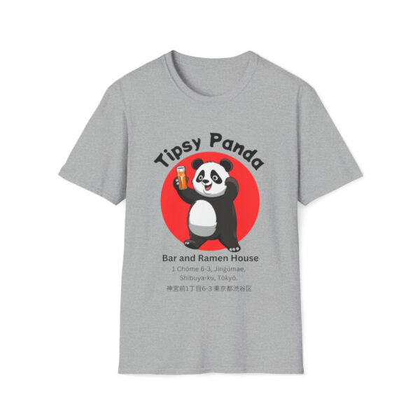Tipsy Panda Bar and Ramen House - Unisex Softstyle T-Shirt - Image 13