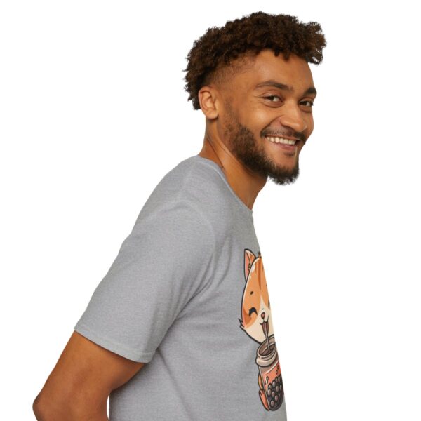 Bubble Tea Kitty - Unisex Softstyle T-Shirt - Image 23