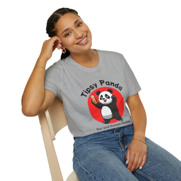 Tipsy Panda Bar and Ramen House - Unisex Softstyle T-Shirt - Image 22