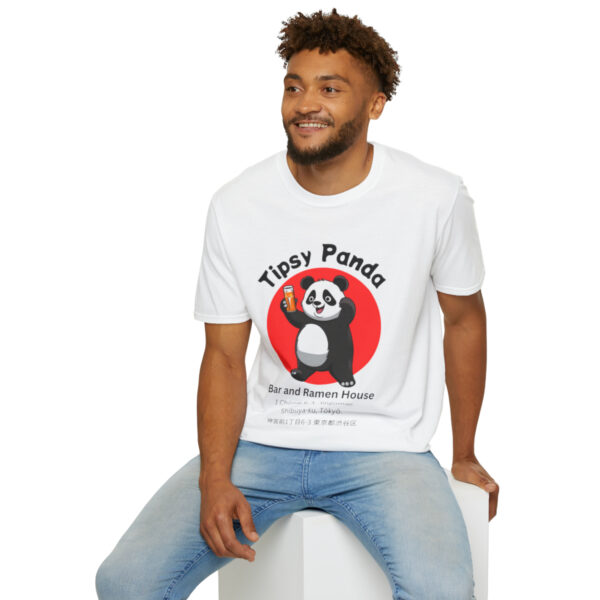 Tipsy Panda Bar and Ramen House - Unisex Softstyle T-Shirt - Image 12