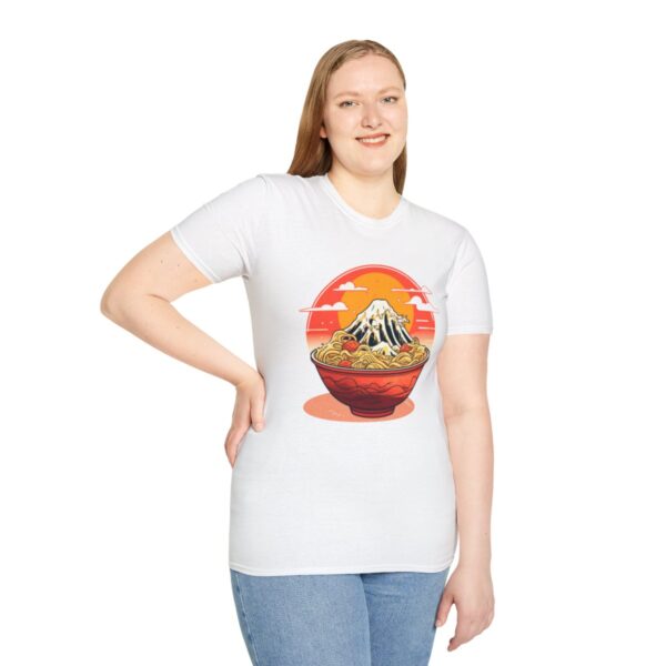 Mount Fuji Ramen - Unisex Softstyle T-Shirt - Image 5