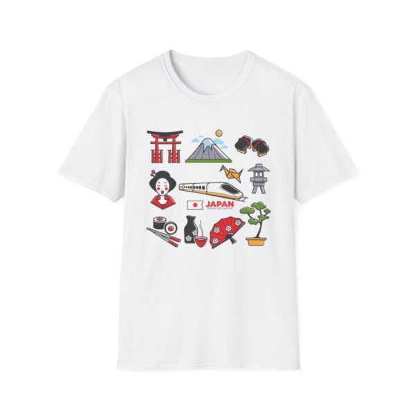 Travel Japan Icons - Unisex Softstyle T-Shirt