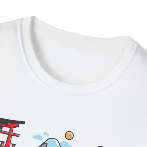 Travel Japan Icons - Unisex Softstyle T-Shirt - Image 3
