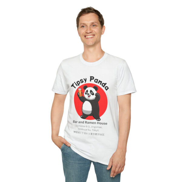 Tipsy Panda Bar and Ramen House - Unisex Softstyle T-Shirt - Image 7