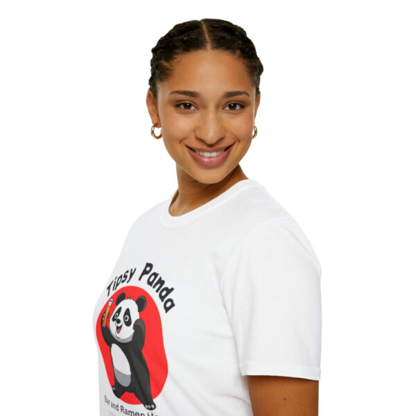 Tipsy Panda Bar and Ramen House - Unisex Softstyle T-Shirt - Image 9