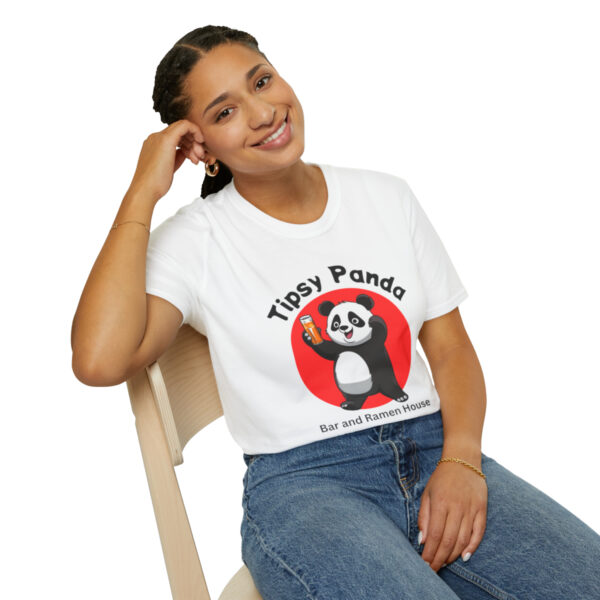 Tipsy Panda Bar and Ramen House - Unisex Softstyle T-Shirt - Image 10