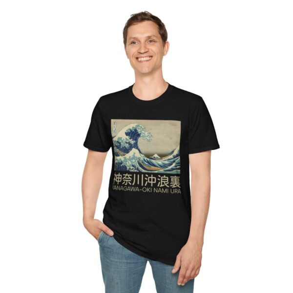 The Great Wave off Kanagawa - Unisex Softstyle T-Shirt - Image 7