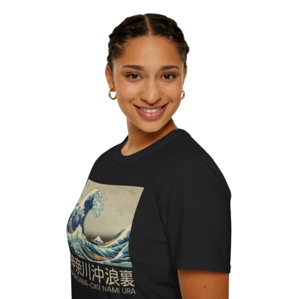 The Great Wave off Kanagawa - Unisex Softstyle T-Shirt - Image 9