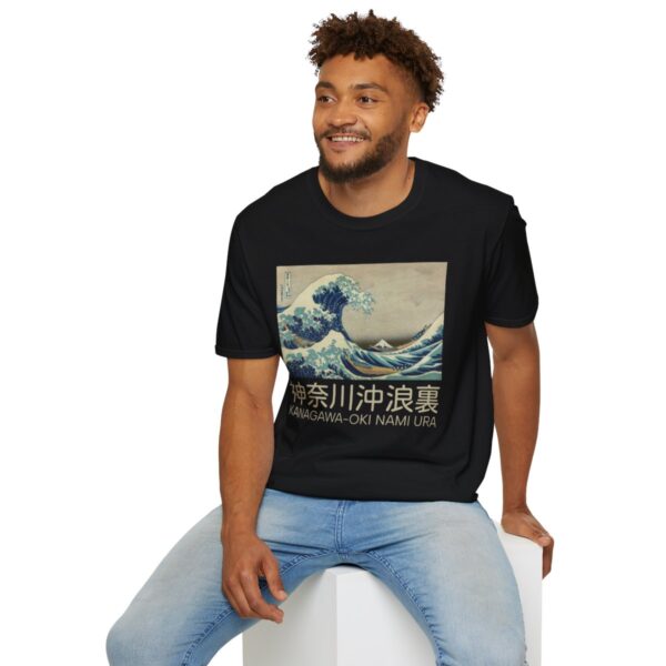 The Great Wave off Kanagawa - Unisex Softstyle T-Shirt - Image 12