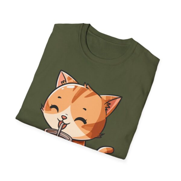 Bubble Tea Kitty - Unisex Softstyle T-Shirt - Image 41