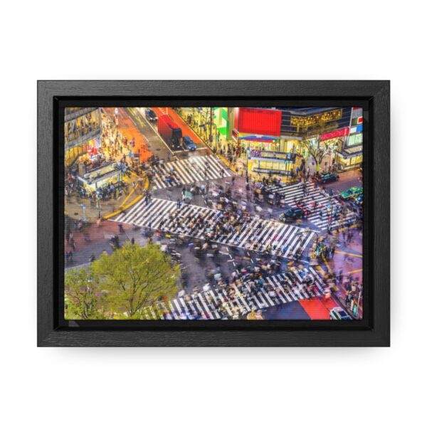 Tokyo's Scramble Crossing - Gallery Canvas Wraps, Horizontal Frame - Image 6