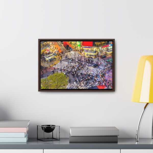 Tokyo's Scramble Crossing - Gallery Canvas Wraps, Horizontal Frame - Image 4