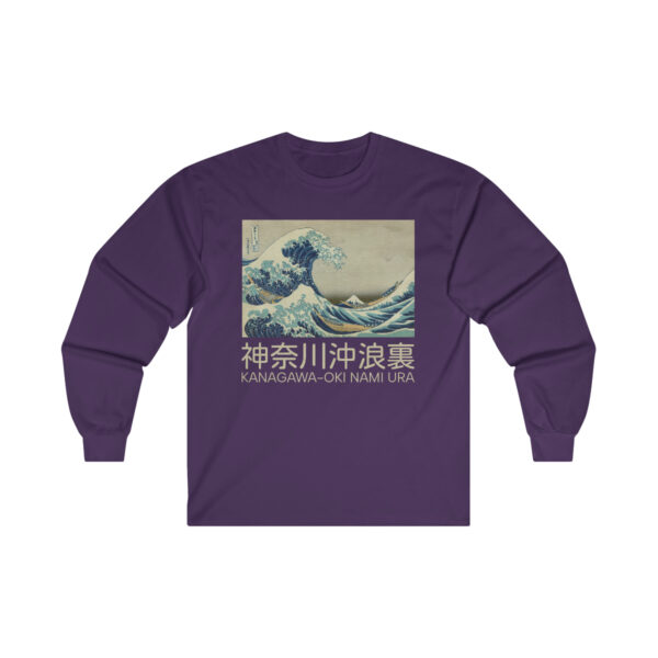 The Great Wave off Kanagawa - Ultra Cotton Long Sleeve Tee - Image 13